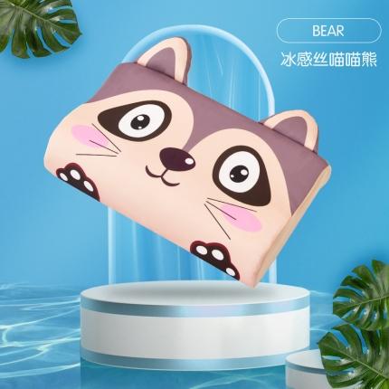 91家纺网 家纺一手货源 找家纺 总春夏冰丝卡通儿童记忆棉枕头套泰国乳胶枕芯套橡胶枕枕套造型款