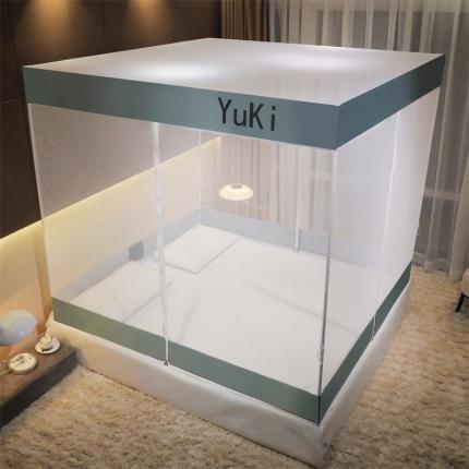 91家纺网 家纺一手货源 找家纺 （总）舞夜盛世2025新款坐床拉链蚊帐（一）