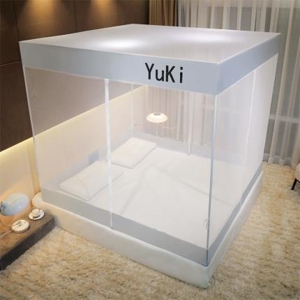 91家纺网 家纺一手货源 找家纺 （总）舞夜盛世2025新款坐床拉链蚊帐（一）