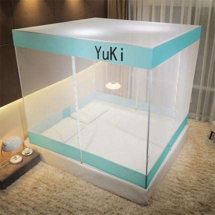 91家纺网 家纺一手货源 找家纺 （总）舞夜盛世2025新款坐床拉链蚊帐（一）