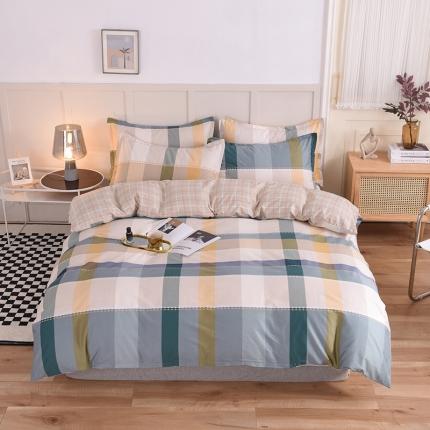 91家纺网 家纺一手货源 找家纺 八十八家纺 2025新款全棉12868床单款四件套格律