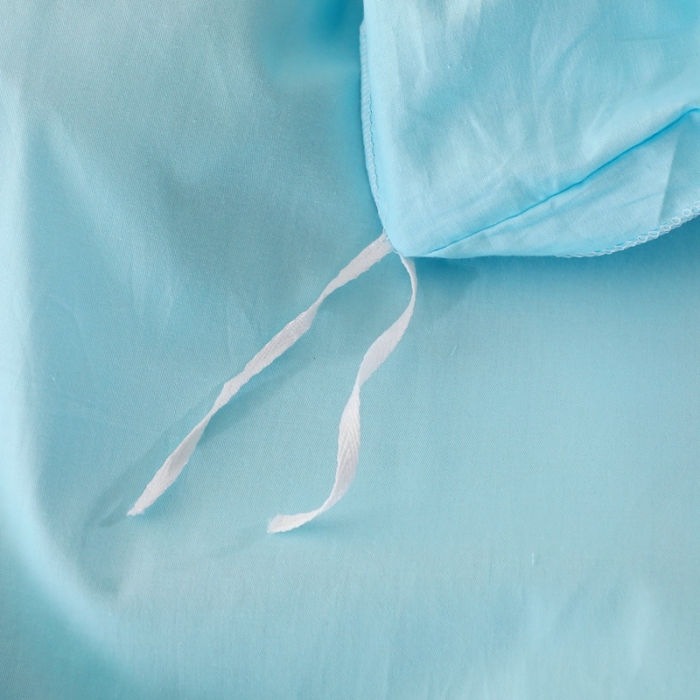 91家纺网 家纺一手货源 找家纺 2022晶缦雏菊全棉13372毛巾绣四件套 美梦雏菊-天蓝