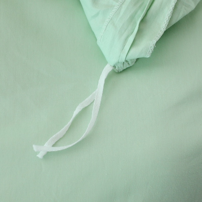 91家纺网 家纺一手货源 找家纺 2022晶缦雏菊全棉13372毛巾绣四件套 美梦雏菊-浅绿