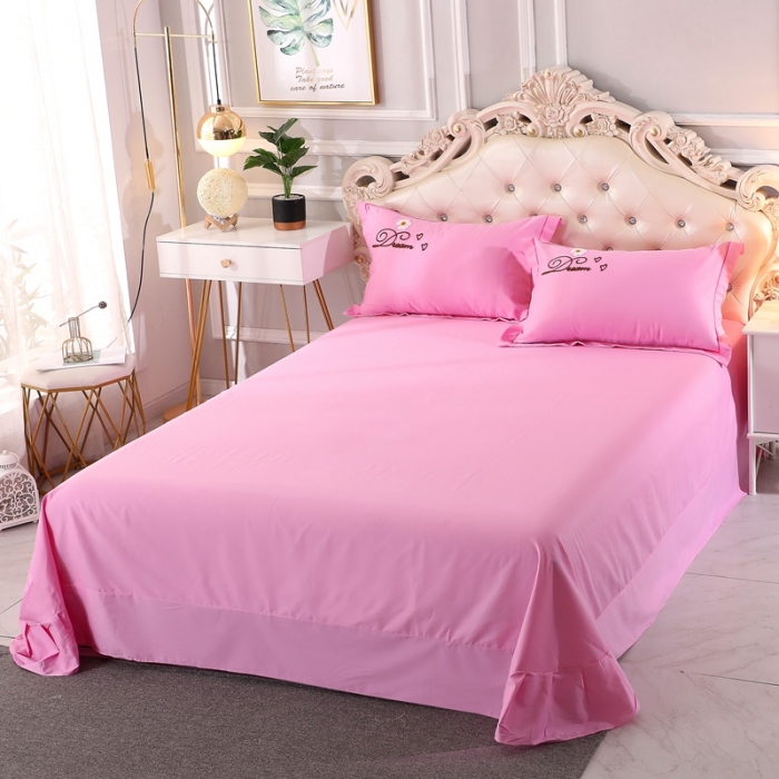 91家纺网 家纺一手货源 找家纺 2022晶缦雏菊全棉13372毛巾绣四件套 美梦雏菊-粉色