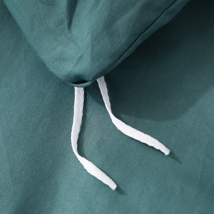 91家纺网 家纺一手货源 找家纺 2022晶缦全棉13372纯色毛巾绣绣花四件套 夏花绽放墨绿