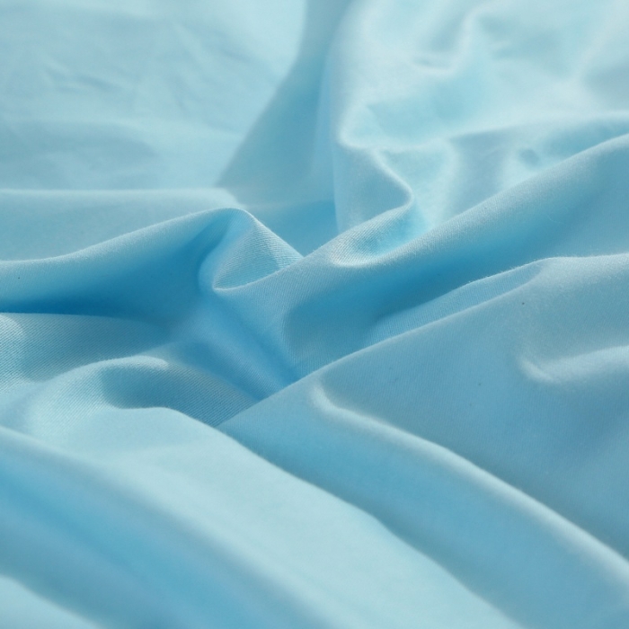 91家纺网 家纺一手货源 找家纺 2022晶缦全棉13372纯色毛巾绣绣花四件套 幸福烈鸟天蓝