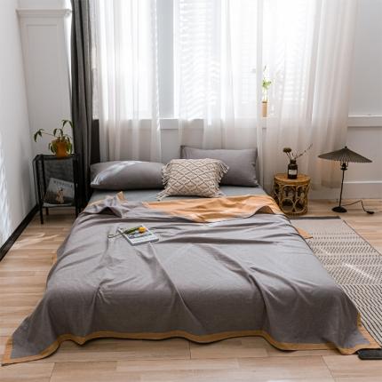 91家纺网 家纺一手货源 找家纺 （总）朴尔 2022年跑量款双层全棉纱布毛巾被