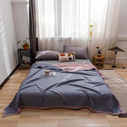 91家纺网 家纺一手货源 找家纺 （总）朴尔 2022年跑量款双层全棉纱布毛巾被