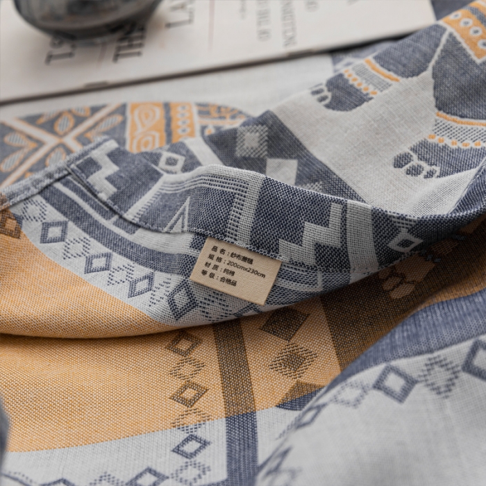 91家纺网 家纺一手货源 找家纺 （总）朴尔 2022年跑量款双层全棉纱布毛巾被