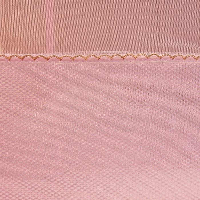 91家纺网 家纺一手货源 找家纺 迷仙巢2022新款三开门坐床蚊帐B09逝水流年粉红