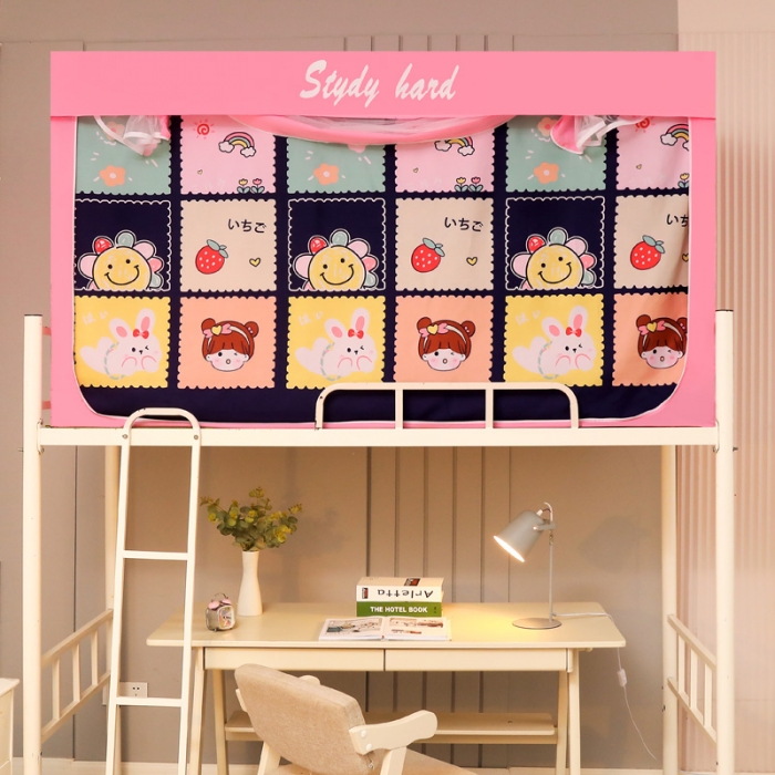 91家纺网 家纺一手货源 找家纺 迷仙巢家纺 2022新款学生宿舍蚊帐元气少女