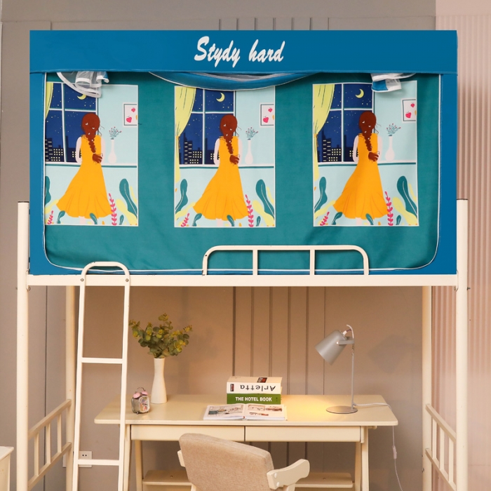 91家纺网 家纺一手货源 找家纺 迷仙巢家纺 2022新款学生宿舍蚊帐俏佳人