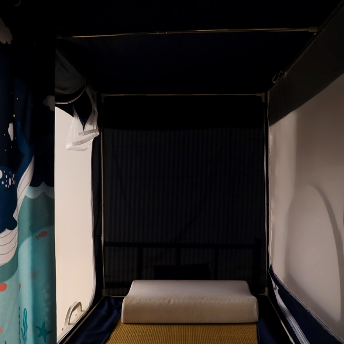 91家纺网 家纺一手货源 找家纺 迷仙巢家纺 2022新款学生宿舍蚊帐海豚湾