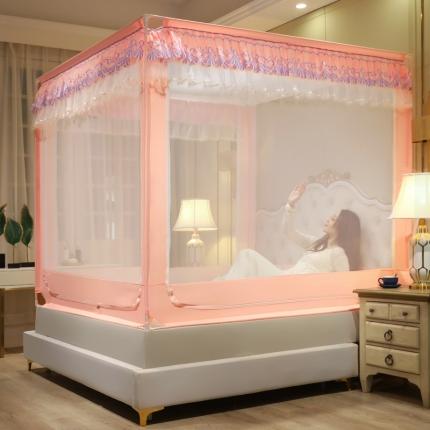 （总）迷仙巢 2022新款三开门坐床蚊帐-B20相思