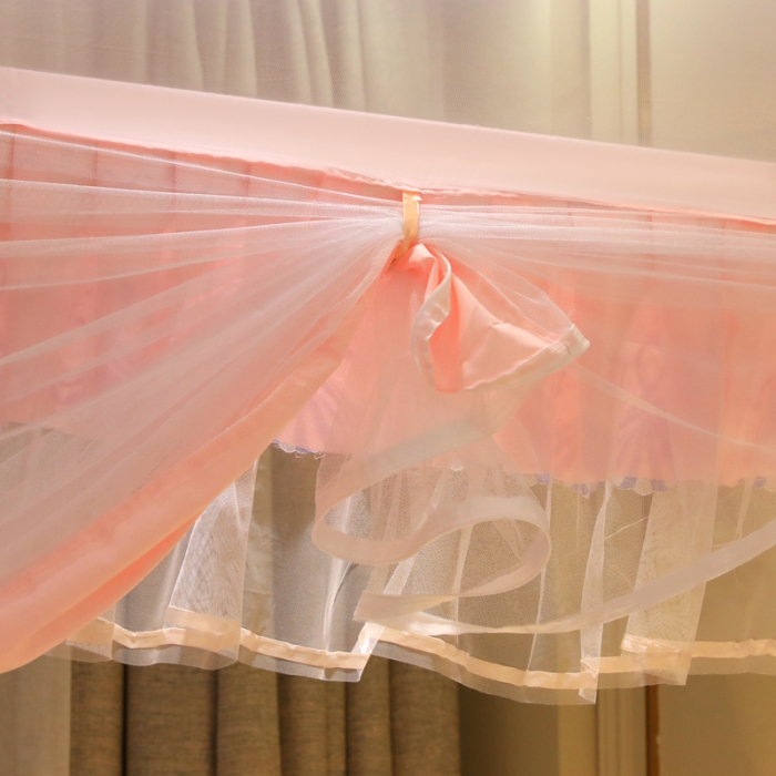 91家纺网 家纺一手货源 找家纺 （总）迷仙巢 2022新款三开门坐床蚊帐-B20相思