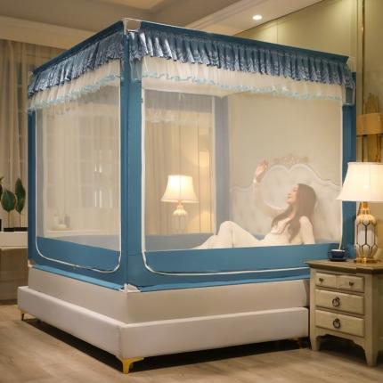 迷仙巢 2022新款三开门坐床蚊帐-B20相思 相思-宾利兰