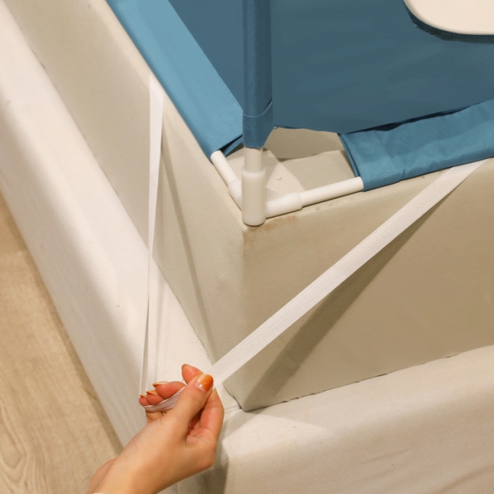 91家纺网 家纺一手货源 找家纺 迷仙巢 2022新款三开门坐床蚊帐-B20相思 相思-宾利兰