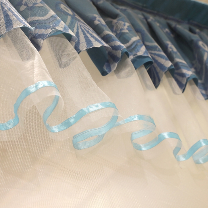 91家纺网 家纺一手货源 找家纺 迷仙巢 2022新款三开门坐床蚊帐-B20相思 相思-宾利兰