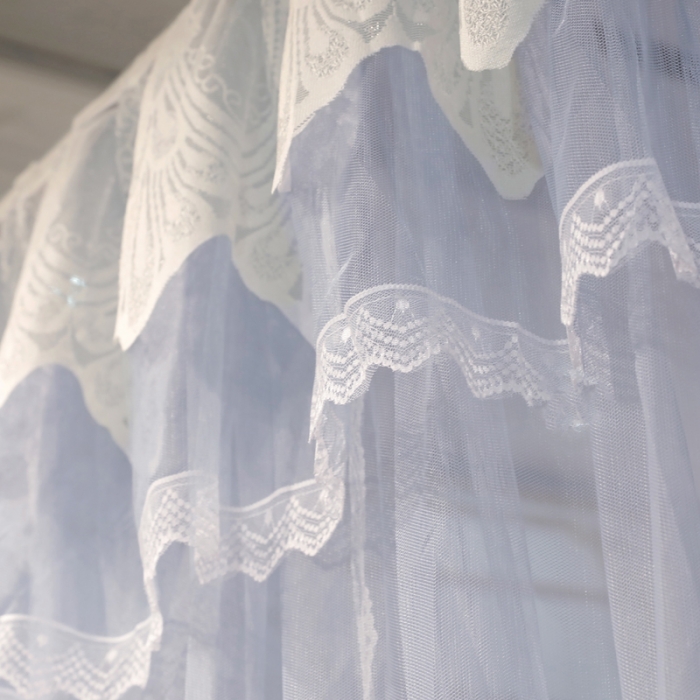 91家纺网 家纺一手货源 找家纺 迷仙巢2022新款三开门落地式蚊帐-A30锦绣 锦绣-高级灰