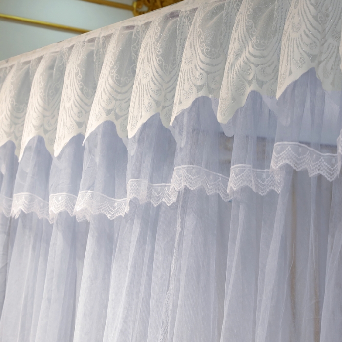 91家纺网 家纺一手货源 找家纺 迷仙巢2022新款三开门落地式蚊帐-A30锦绣 锦绣-高级灰