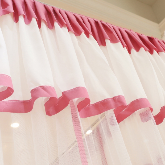 91家纺网 家纺一手货源 找家纺 迷仙巢2022新款三开门落地式防尘顶蚊帐A20清欢清欢-豆沙