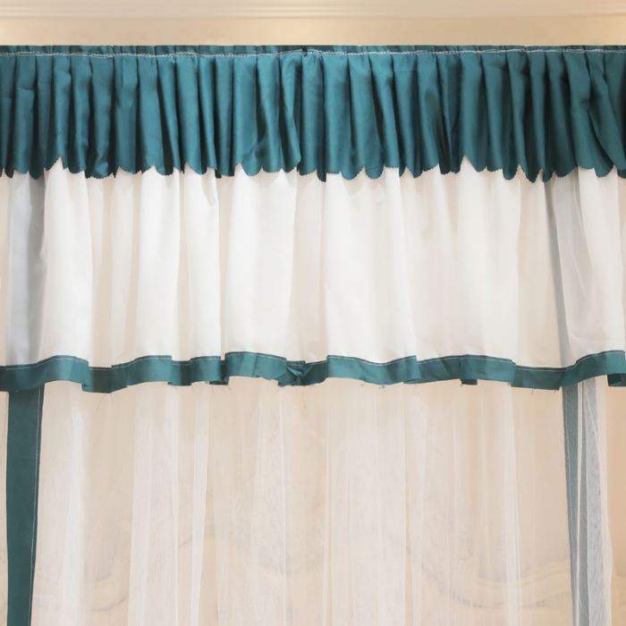 91家纺网 家纺一手货源 找家纺 迷仙巢2022新款三开门落地式防尘顶蚊帐A20清欢清欢-墨绿