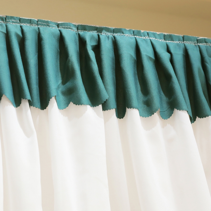 91家纺网 家纺一手货源 找家纺 迷仙巢2022新款三开门落地式防尘顶蚊帐A20清欢清欢-墨绿