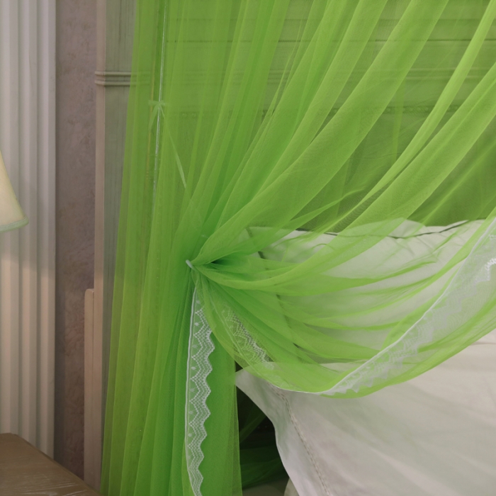 91家纺网 家纺一手货源 找家纺 （总）迷仙巢 2022新款三开门落地式蚊帐-A10芳华