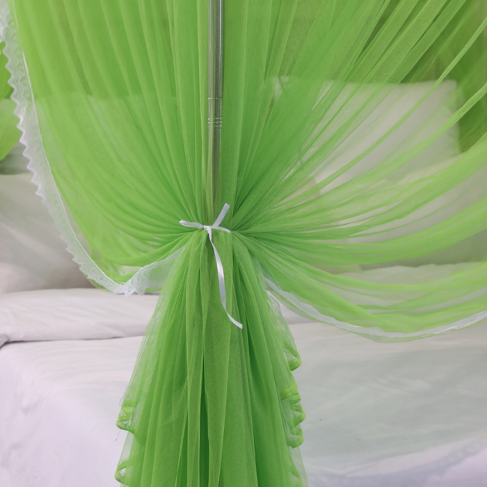 91家纺网 家纺一手货源 找家纺 （总）迷仙巢 2022新款三开门落地式蚊帐-A10芳华