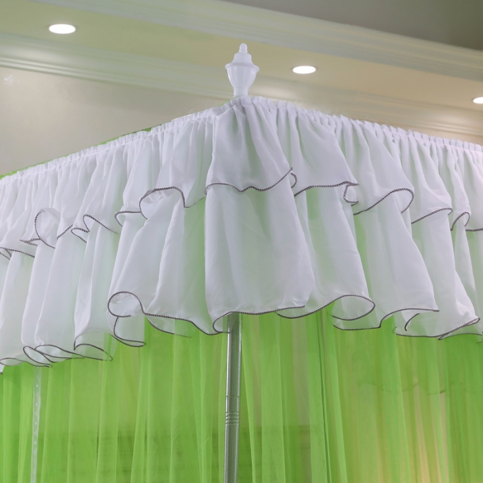 91家纺网 家纺一手货源 找家纺 （总）迷仙巢 2022新款三开门落地式蚊帐-A10芳华