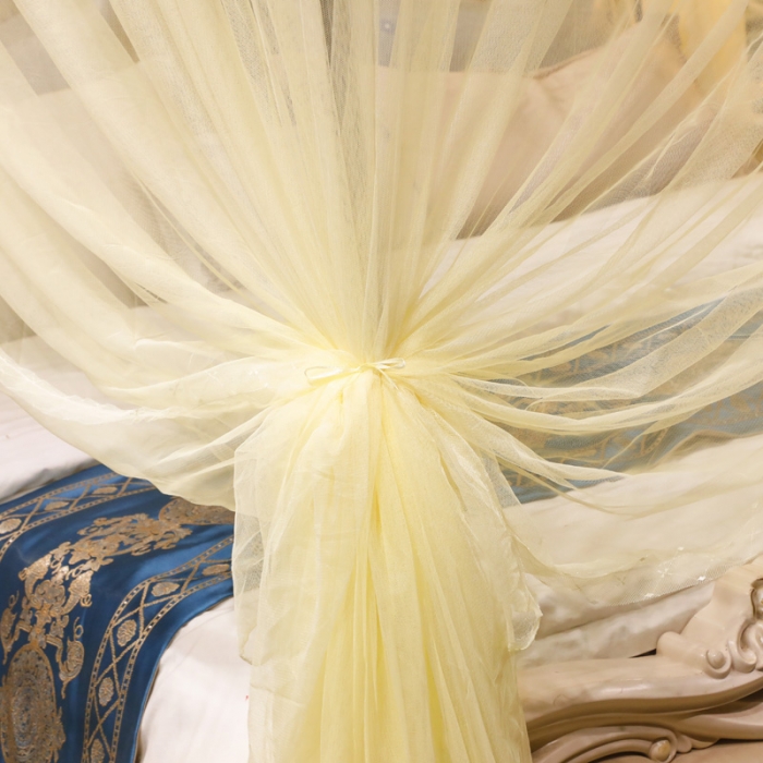 91家纺网 家纺一手货源 找家纺 （总）迷仙巢家纺 2022新款落地宫廷蚊帐-C60粉黛佳人