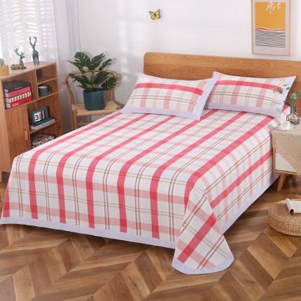 91家纺网 家纺一手货源 找家纺 恋尚羽 2025新款加厚纯棉老粗布凉席三件套 定格