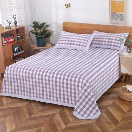 91家纺网 家纺一手货源 找家纺 恋尚羽 2025新款加厚纯棉老粗布凉席三件套 好生活