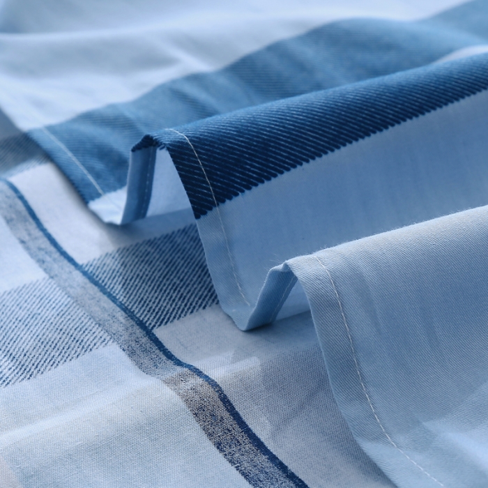 91家纺网 家纺一手货源 找家纺 雨萝家纺 2022新款纯棉四件套全棉学生宿舍三件套时尚格调