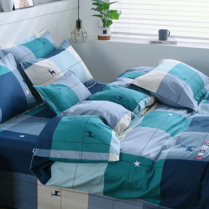 91家纺网 家纺一手货源 找家纺 雨萝家纺 2022新款纯棉被套全棉被罩 洛维思