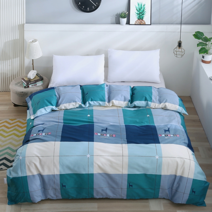 91家纺网 家纺一手货源 找家纺 雨萝家纺 2022新款纯棉被套全棉被罩 洛维思