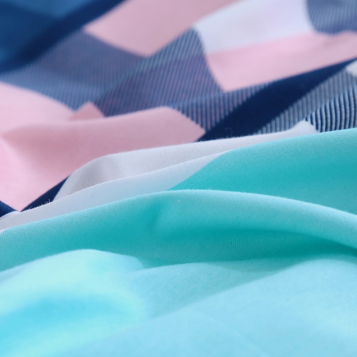 91家纺网 家纺一手货源 找家纺 雨萝家纺 2022新款纯棉被套全棉被罩 时尚格调