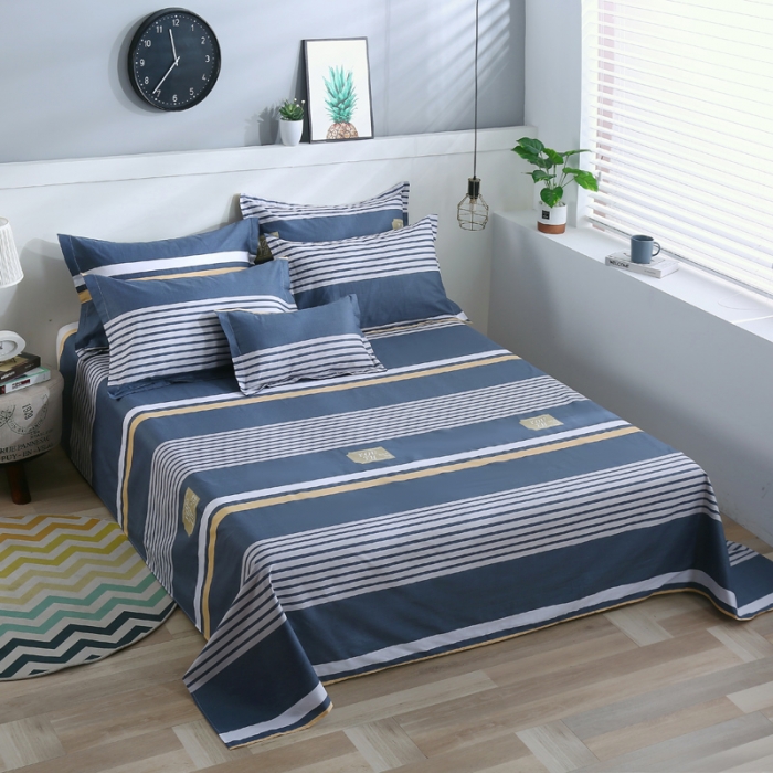 91家纺网 家纺一手货源 找家纺 雨萝家纺 2022新款纯棉床单全棉被单 风尚之约