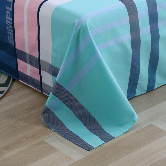 91家纺网 家纺一手货源 找家纺 雨萝家纺 2022新款纯棉床单全棉被单 时尚格调