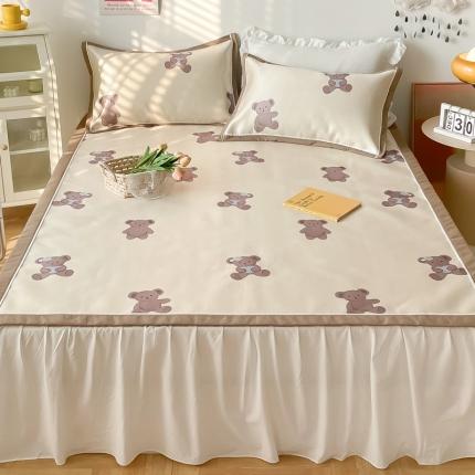 91家纺网 家纺一手货源 找家纺 （总）懒猫 2022新款600D数码印花冰丝席