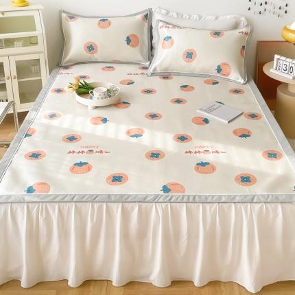 91家纺网 家纺一手货源 找家纺 （总）懒猫 2022新款600D数码印花冰丝席