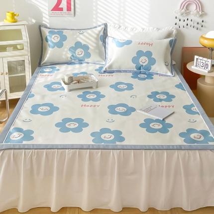 91家纺网 家纺一手货源 找家纺 （总）懒猫 2022新款600D数码印花冰丝席