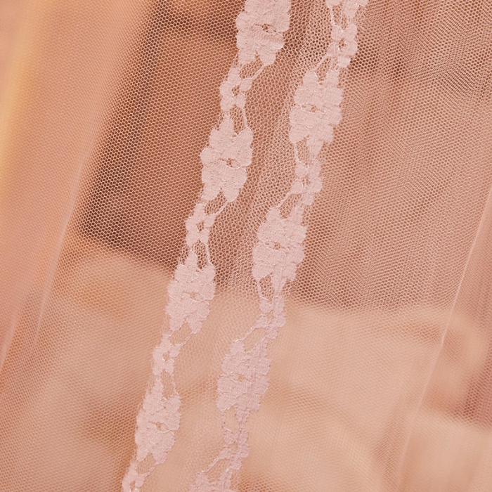 91家纺网 家纺一手货源 找家纺 初心 2025新款落地宫廷蚊帐-粉黛佳人玉色