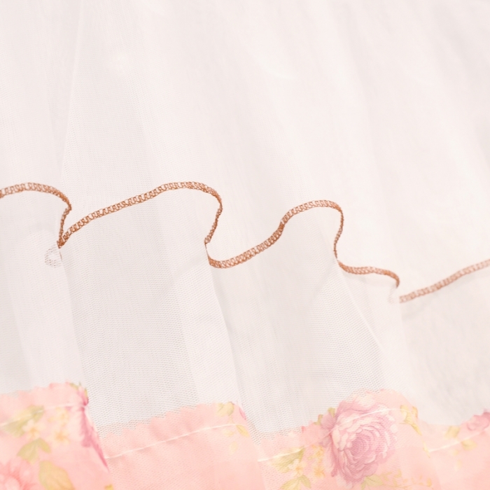 91家纺网 家纺一手货源 找家纺 初心 2025新款防尘顶盛夏单开门蚊帐白色