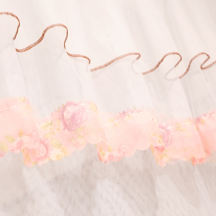 91家纺网 家纺一手货源 找家纺 初心 2025新款防尘顶盛夏单开门蚊帐白色