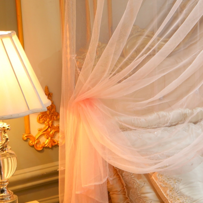 91家纺网 家纺一手货源 找家纺 初心 2025新款落地蚊帐-花语花语-玉