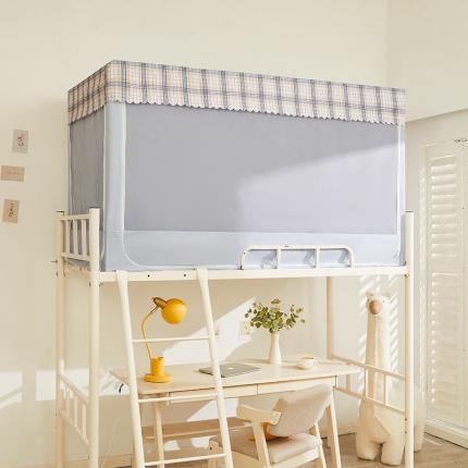 91家纺网 家纺一手货源 找家纺 （总）卓尔居 2025新款强遮光三开纯色床帘蚊帐