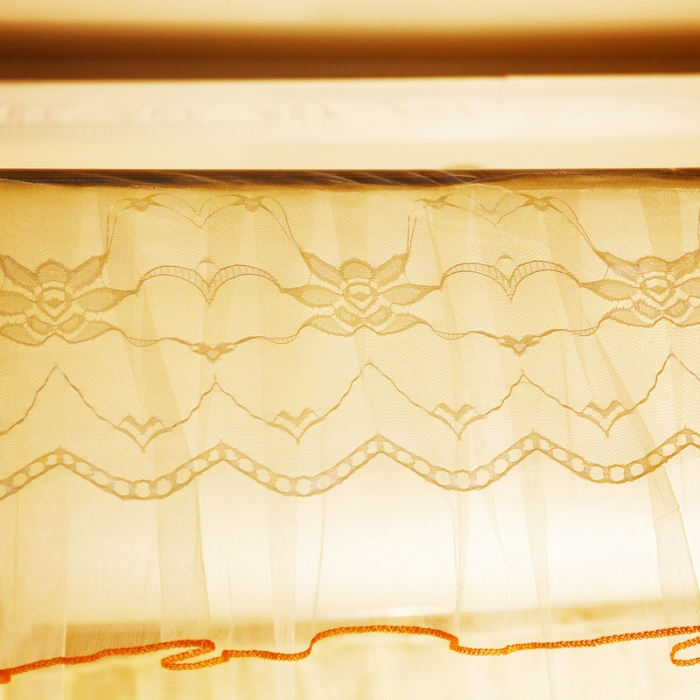 91家纺网 家纺一手货源 找家纺 冉美家纺 2022新款宫廷蚊帐-花思梦系列 米黄