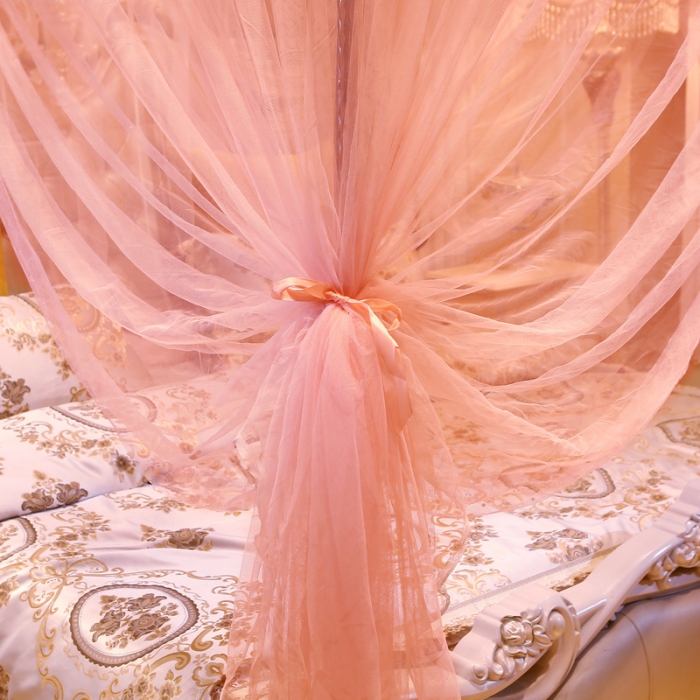 91家纺网 家纺一手货源 找家纺 冉美家纺 2022新款宫廷蚊帐-花思梦系列 玉色