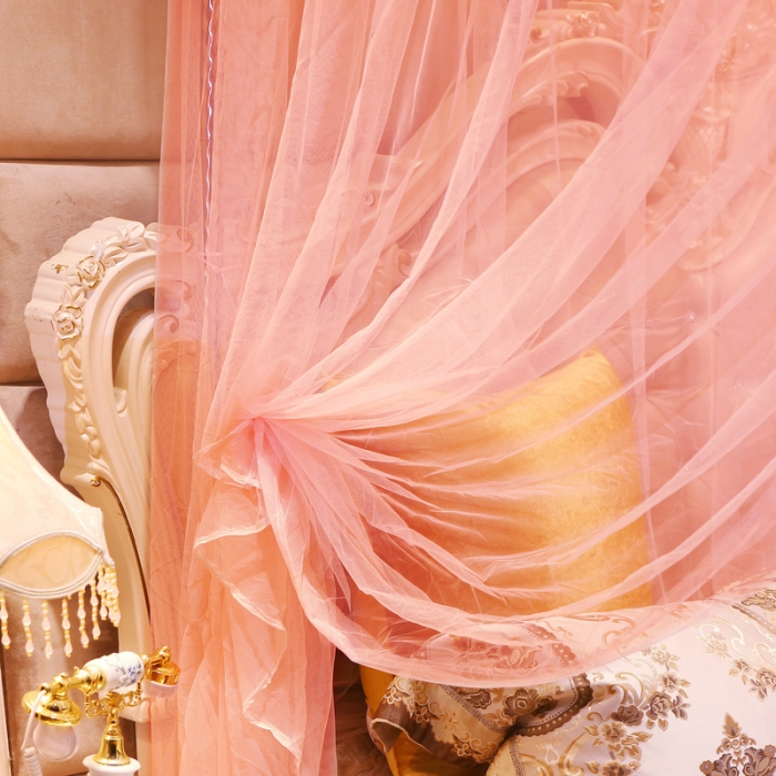 91家纺网 家纺一手货源 找家纺 冉美家纺 2022新款宫廷蚊帐-花思梦系列 玉色